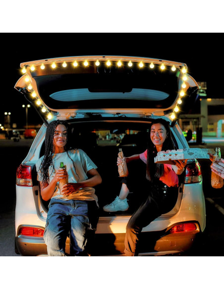 Luces LED de Carpa Canopy Hohean 12m 80 LEDs Impermeables Luces LED de Carpa Canopy Hohean 12m 80 LEDs Impermeables