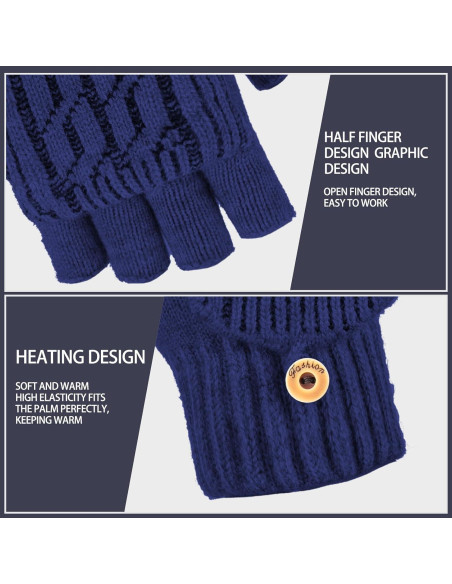 Guantes Térmicos USB Sin Dedos Sintege - 2 Pares Calentadores Guantes Térmicos USB Sin Dedos Sintege - 2 Pares Calentadores