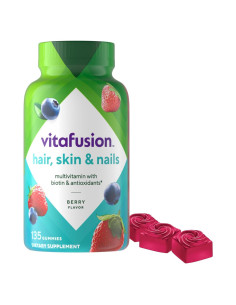 Vitafusion Vitaminas Gummy para Cabello, Piel y Uñas 135ct