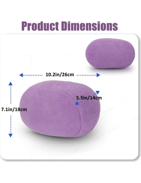 Almohada con peso 3HQ de lavanda 1.5kg para adultos y niños Almohada con peso 3HQ de lavanda 1.5kg para adultos y niños