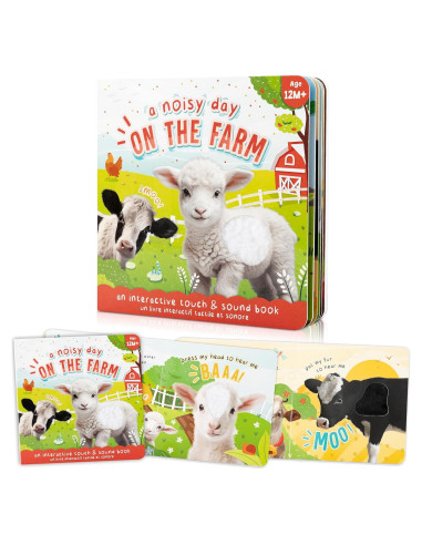 Libro Interactivo de Sonido Táctil ZICOTOs - Animales de Granja