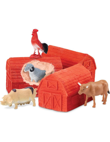 Kit de Excavación de Animales de Granja MindWare - 12 Proyectos