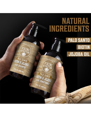 Conjunto Champú y Acondicionador Viking Revolution 500ml Biotina