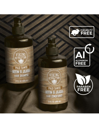 Conjunto Champú y Acondicionador Viking Revolution 500ml Biotina