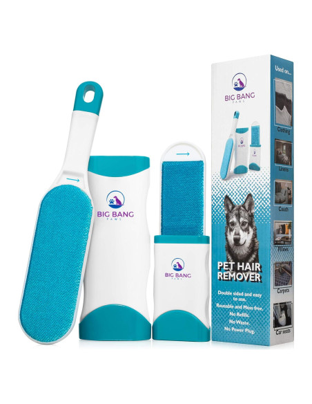 Cepillo Quitapelos Big Bang Paws con Base Autolimpieza Cepillo Quitapelos Big Bang Paws con Base Autolimpieza