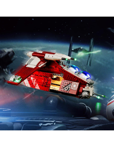 Kit de Luz LED BrickBling para LEGO 75354 Caza Coruscant Kit de Luz LED BrickBling para LEGO 75354 Caza Coruscant