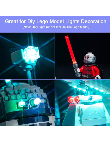 Kit de Luz LED Hilighting para Lego R2-D2 - Control Remoto Kit de Luz LED Hilighting para Lego R2-D2 - Control Remoto