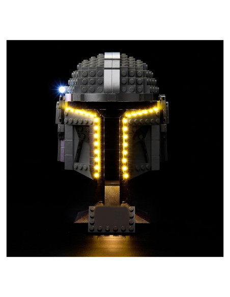 Kit de Luz LED BrickSoul para Casco Mandaloriano Lego 75328 Kit de Luz LED BrickSoul para Casco Mandaloriano Lego 75328