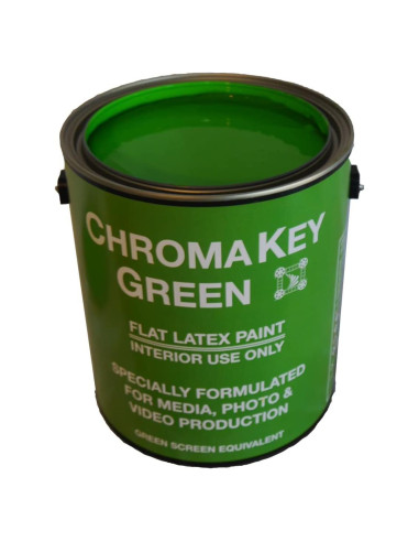 Pintura ChromaKey Verde 1 Galón Ticonderoga 400 m