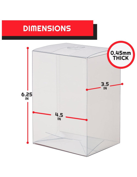 Paquete de 20 Protectores Funko Pop EVORETRO 11.43x8.89 cm Paquete de 20 Protectores Funko Pop EVORETRO 11.43x8.89 cm