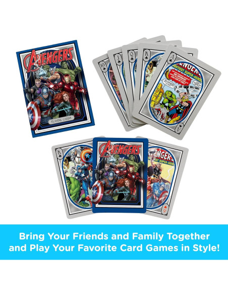 Baraja de Cartas Avengers Nouveau NMR - 54 Piezas Baraja de Cartas Avengers Nouveau NMR - 54 Piezas