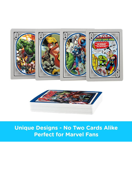 Baraja de Cartas Avengers Nouveau NMR - 54 Piezas Baraja de Cartas Avengers Nouveau NMR - 54 Piezas