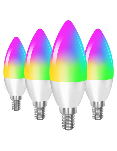 Bombilla Inteligente DOGAIN E12 LED Regulable 4 Pack