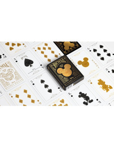 Mazo de Cartas Disney Mickey Mouse - Dorado y Negro - 99.58g 2