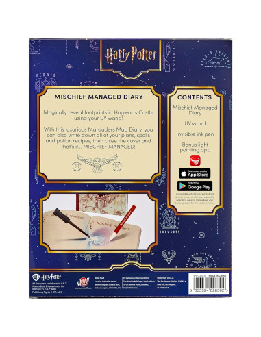 Diario Travieso Administrado Harry Potter con Varita UV