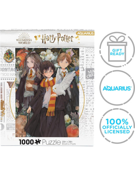 Rompecabezas Harry Potter 1000 Piezas AQUARIUS 50.8x71.1 cm Rompecabezas Harry Potter 1000 Piezas AQUARIUS 50.8x71.1 cm