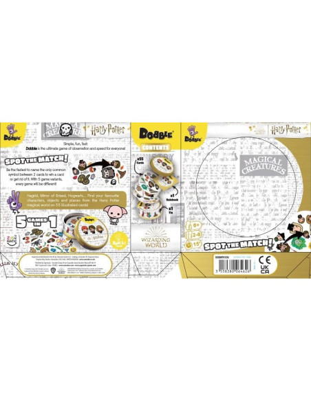 Juego de Cartas Harry Potter Dobble Asmodee | 2-8 Jugadores | 6+ Años Juego de Cartas Harry Potter Dobble Asmodee | 2-8 Jugadores | 6+ Años
