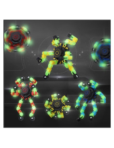 Spinner Antiestrés Deformable Estadaa Brilla en la Oscuridad