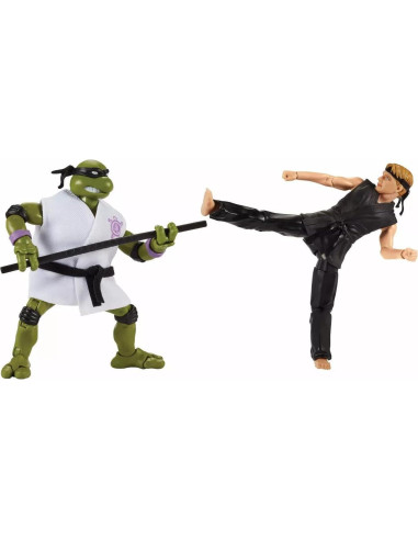 Figuras de Acción Donatello y Johnny Lawrence Playmates 2PK