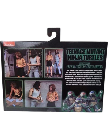 Figuras Tortugas Ninja 1990 NECA 2-Pack Casey Jones & April Figuras Tortugas Ninja 1990 NECA 2-Pack Casey Jones & April