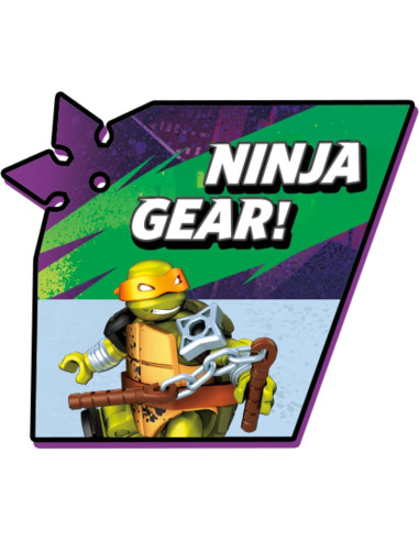 Mega Construx Trike Sigiloso Tortugas Ninja Raph 4.4x15.2 cm