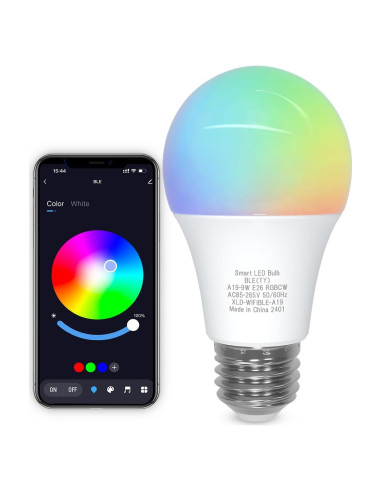Bombilla Inteligente ORALUCE A19 E26 9W RGB Regulable