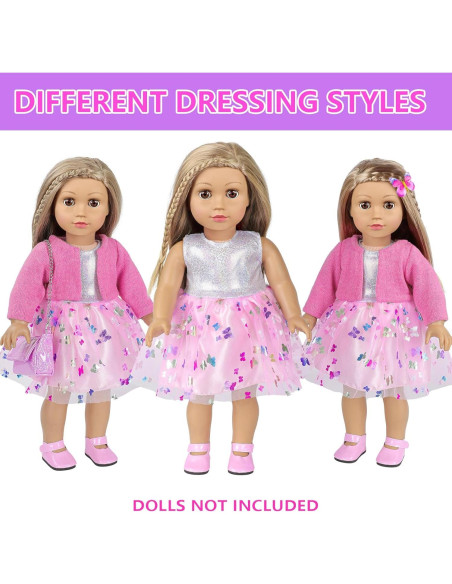 Conjunto de Accesorios de Maquillaje para Muñeca 18" DONTNO Conjunto de Accesorios de Maquillaje para Muñeca 18" DONTNO