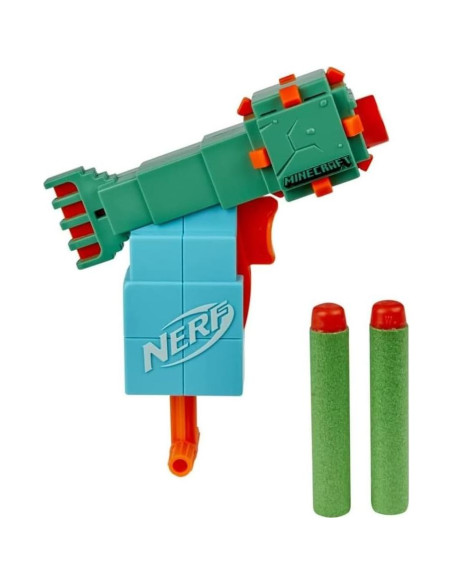 Blaster Nerf MicroShots Minecraft Guardian con 2 Dardos Blaster Nerf MicroShots Minecraft Guardian con 2 Dardos