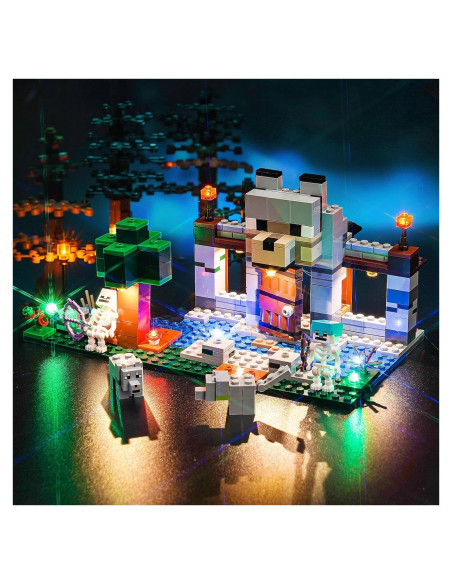 Kit de Iluminación LED Brickshining para Lego El Fuerte del Lobo 21261 Kit de Iluminación LED Brickshining para Lego El Fuerte del Lobo 21261