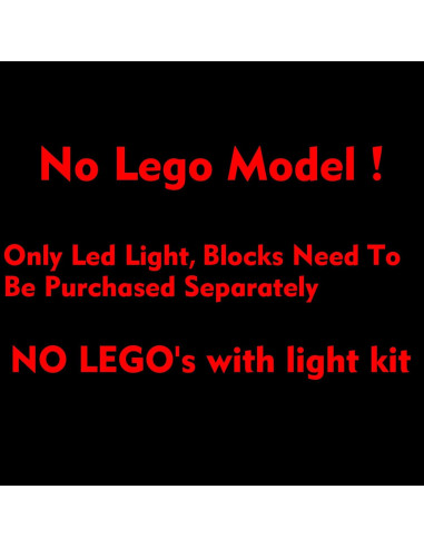 Kit de luz LED LocoLee para LEGO 21272 Mansión en el bosque