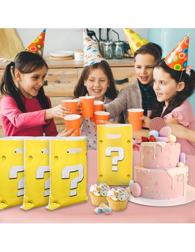 30 Bolsas de Favor de Fiesta Mario PIJOOKI 25.4x16.5 cm