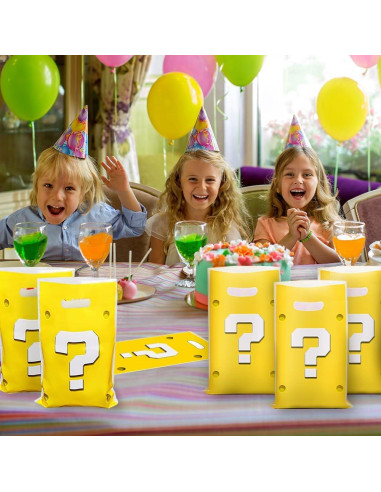 30 Bolsas de Favor de Fiesta Mario PIJOOKI 25.4x16.5 cm