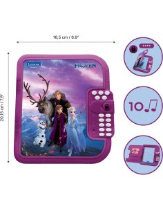 Diario Electrónico Lexibook Frozen Interactivo con Bolígrafo 2