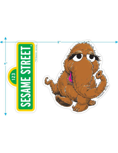 Pegatinas Coleccionables Sesame Street Popfunk 10.16x15.24 cm