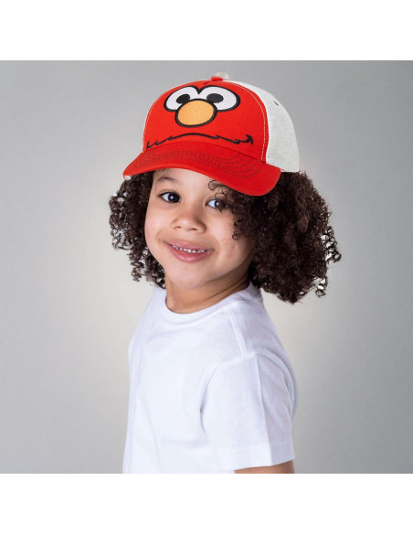 Gorra de béisbol Plaza Sésamo Elmo para niños 2-4 años Gorra de béisbol Plaza Sésamo Elmo para niños 2-4 años