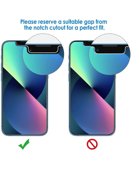 Protector de Pantalla JETech para iPhone 16e/13/13 Pro 6.1" Vidrio Templado - Paquete de 3