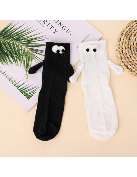 Calcetines Magnéticos de Pareja TOYMIS 2 Pairs 3D Divertidos Calcetines Magnéticos de Pareja TOYMIS 2 Pairs 3D Divertidos