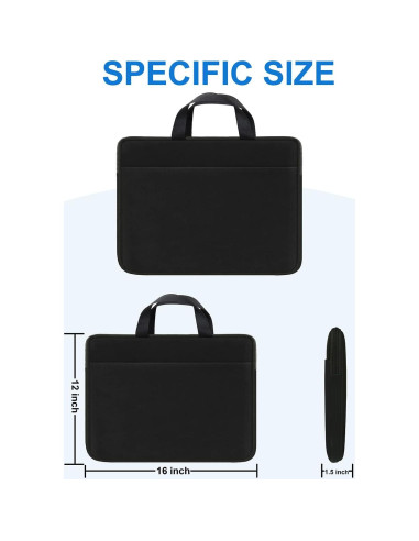 Funda para Laptop AREYLO 15.6" Negra, Protección y Estilo