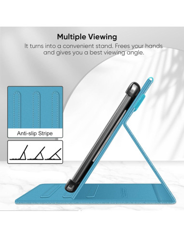 Funda Universal Fintie para Tabletas 9-11" Azul Brillante
