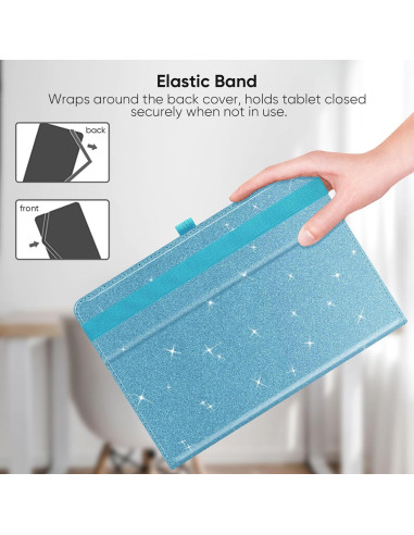 Funda Universal Fintie para Tabletas 9-11" Azul Brillante