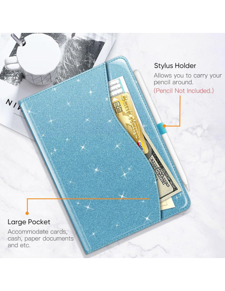 Funda Universal Fintie para Tabletas 9-11" Azul Brillante Funda Universal Fintie para Tabletas 9-11" Azul Brillante