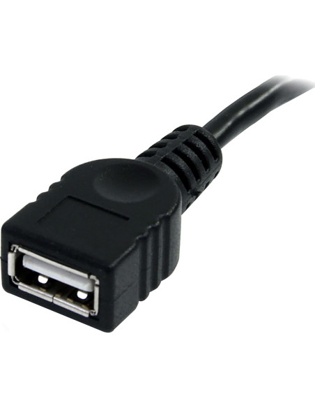 Cable de extensión USB 2.0 StarTech 1.83 m Negro A a A Cable de extensión USB 2.0 StarTech 1.83 m Negro A a A