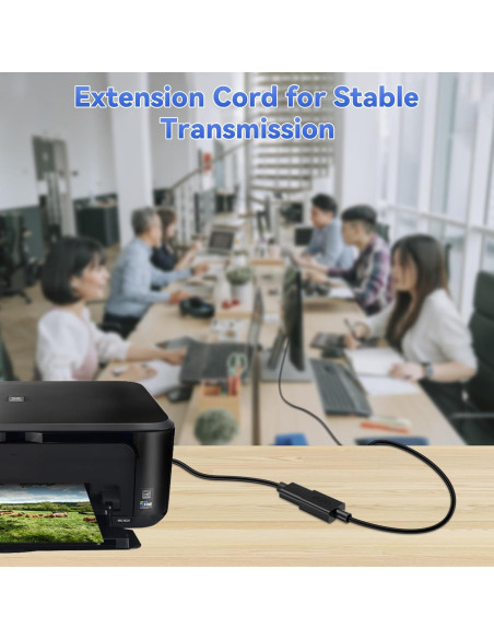 Cable Extensor USB 2.0 ECJTU 1.5M - Paquete de 5 Unidades Cable Extensor USB 2.0 ECJTU 1.5M - Paquete de 5 Unidades