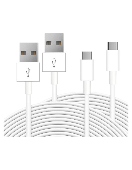 Paquete de 2 Cables USB A a USB-C 5M ANLINK para Cámaras Paquete de 2 Cables USB A a USB-C 5M ANLINK para Cámaras