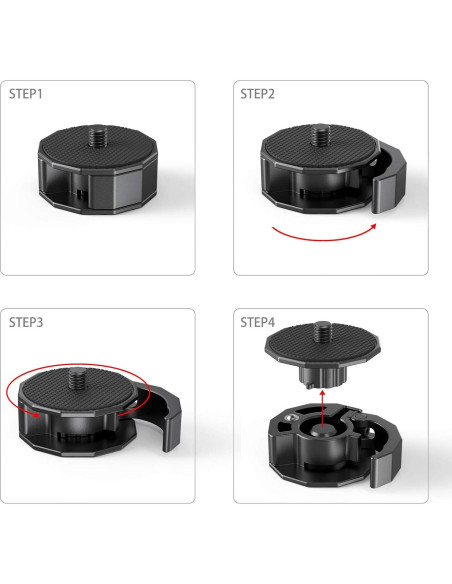 Adaptador QR Universal SmallRig BSS2714 para trípode y cámara Adaptador QR Universal SmallRig BSS2714 para trípode y cámara