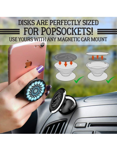 Kit de Accesorios Universales CAW.CAR para Soportes Magnéticos