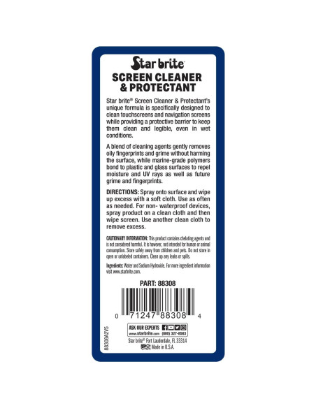 Limpiador y Protector de Pantallas Star Brite 236 ml - Anti UV Limpiador y Protector de Pantallas Star Brite 236 ml - Anti UV