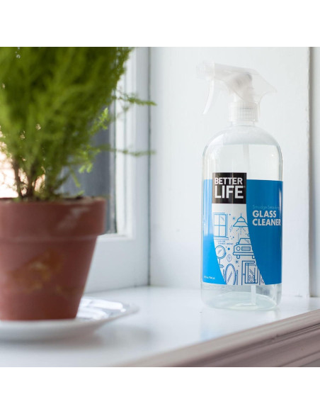 Limpiador de Vidrios Natural Better Life 32 Oz Paquete de 2 Limpiador de Vidrios Natural Better Life 32 Oz Paquete de 2