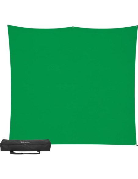 Kit de Fondo Verde Chroma-Key Westcott 2.4x2.4m X-Drop Pro Kit de Fondo Verde Chroma-Key Westcott 2.4x2.4m X-Drop Pro