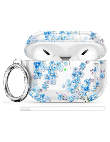 Funda Maxjoy para AirPods Pro 2 - Floral, A Prueba de Golpes
